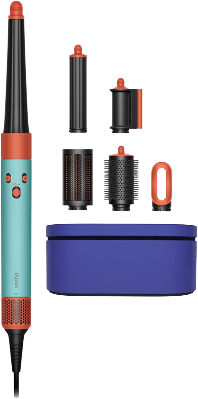 Стайлер Dyson Airwrap HS08 Complete Long Ceramic Patina/Topaz, голубой+оранжевый